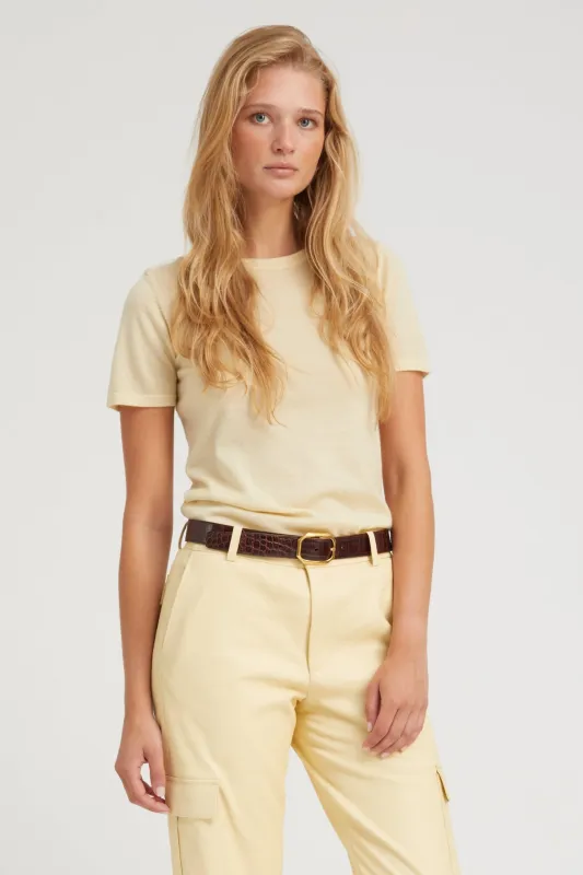 Butter Ultra Fine Cashmere Tee sold by SPRWMN