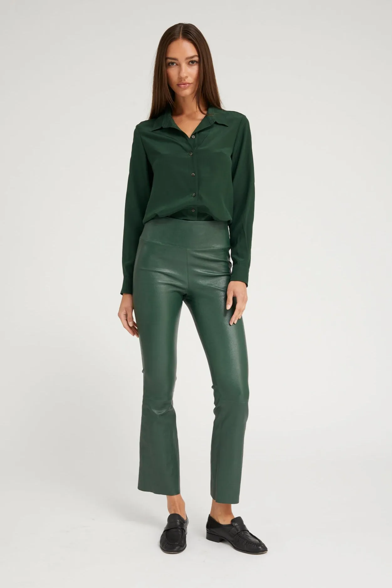 Ivy Leather Ankle Flare PR sold by SPRWMN