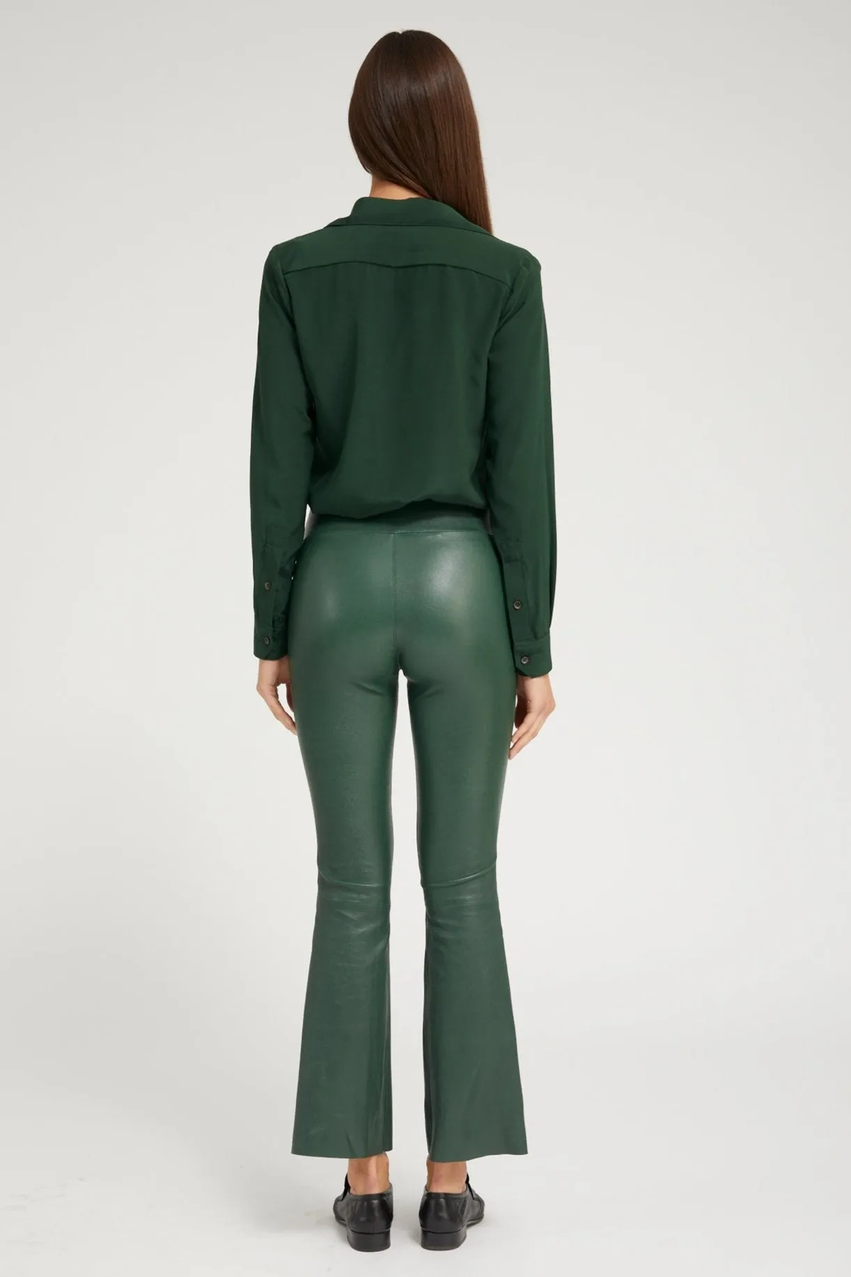 Ivy Silk Fitted Button Down PR sold by SPRWMN product image thumbnail 4