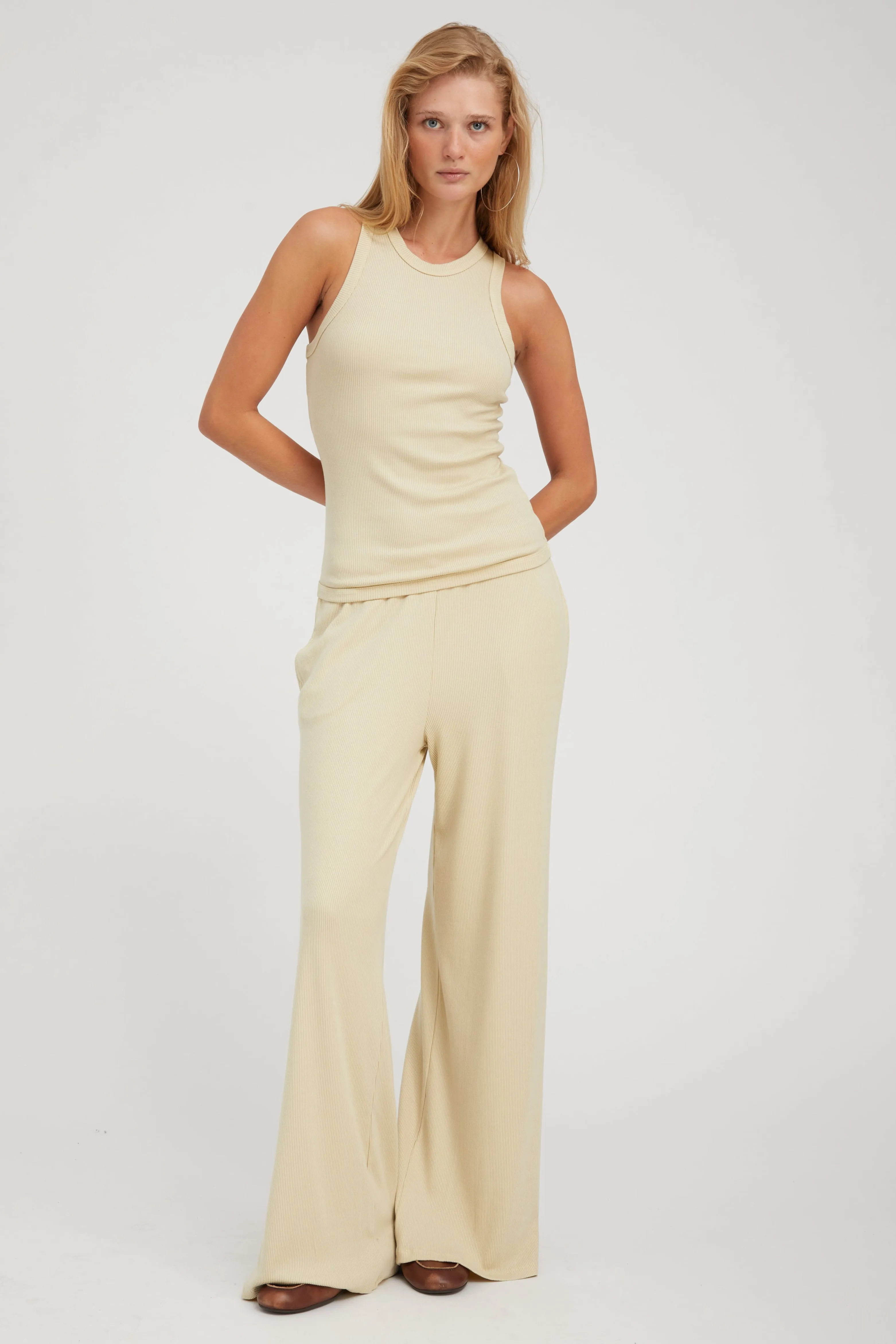 Pistachio Rib Racer Tank PR sold by SPRWMN product image thumbnail 2