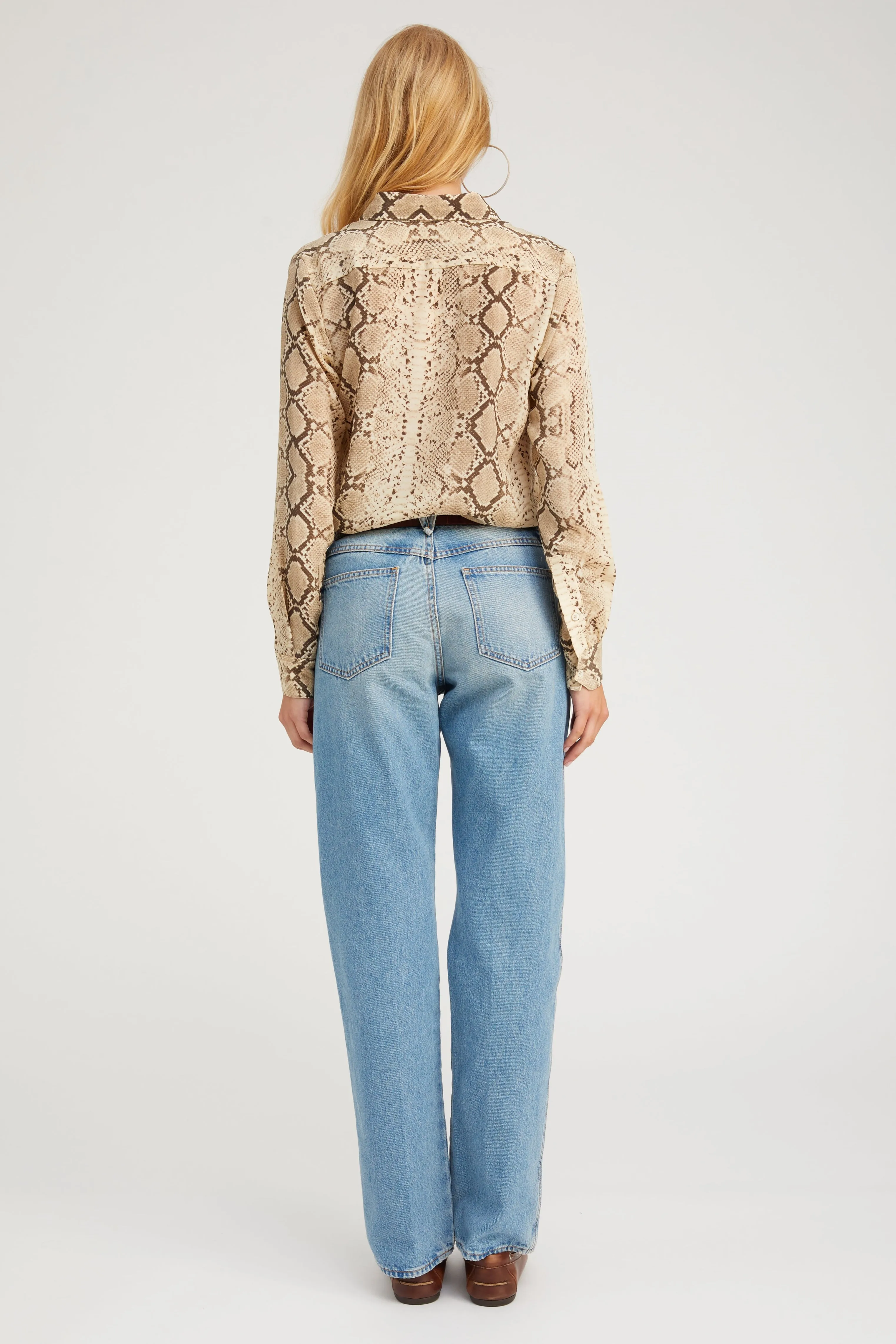 Silk Fitted Button Down sold by SPRWMN product image thumbnail 4