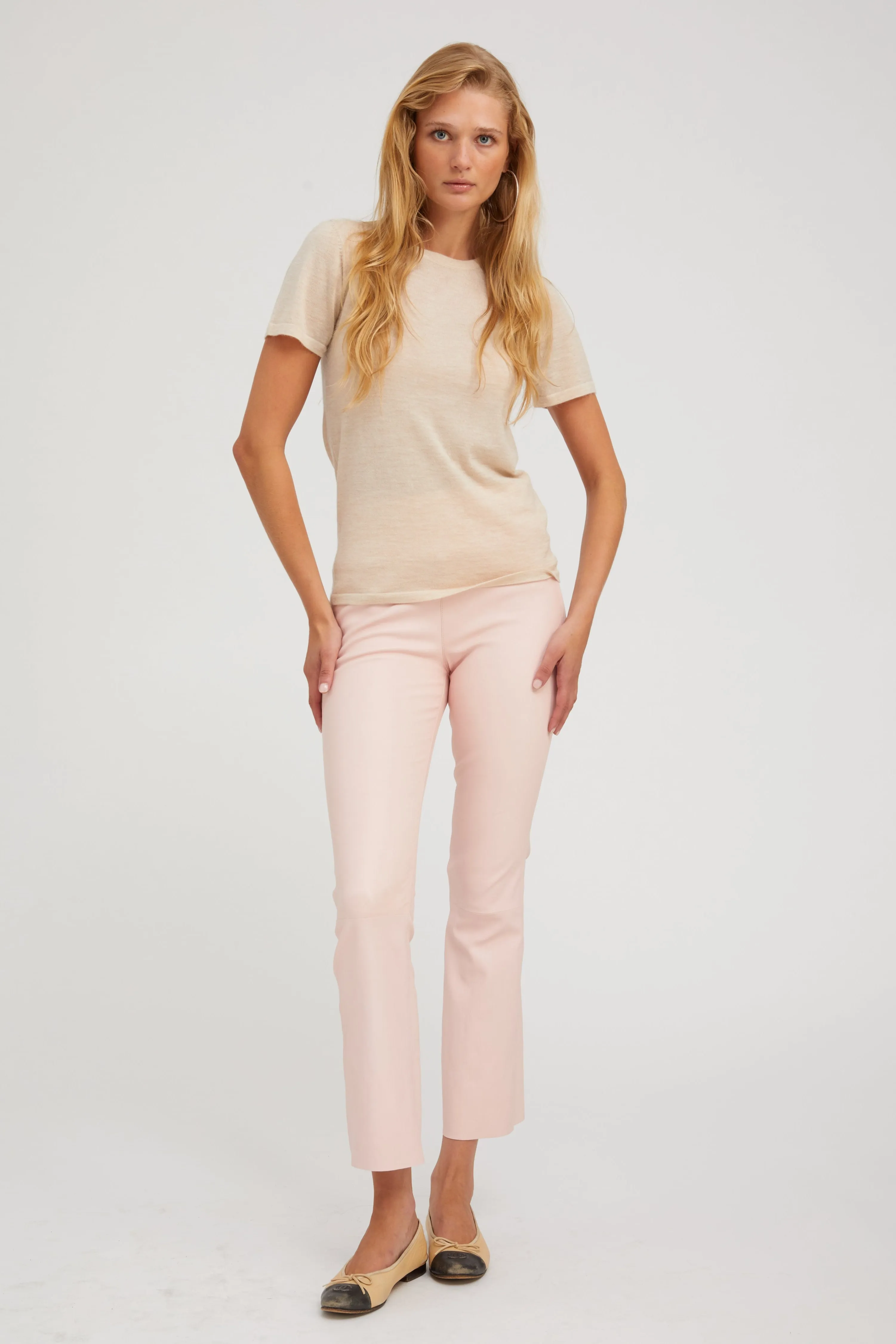 Ballet Leather Ankle Flare sold by SPRWMN product image thumbnail 2