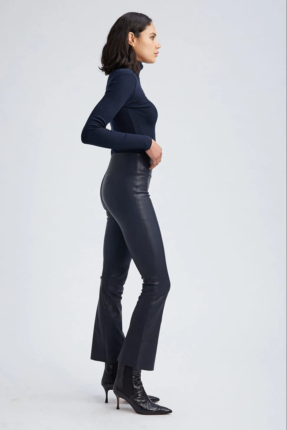 Jackie Leather Ankle Flare sold by SPRWMN product image thumbnail 3