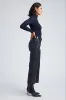 Midnight Leather Cropped Trousers sold by SPRWMN