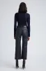 Midnight Leather Cropped Trousers sold by SPRWMN