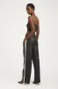 Black Leather Micro Tube Top PR sold by SPRWMN