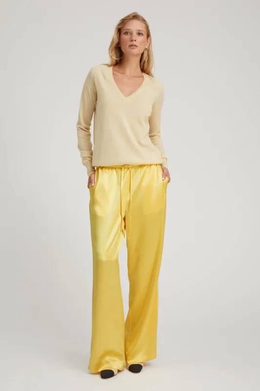Limoncello Silk Kauai Pants sold by SPRWMN