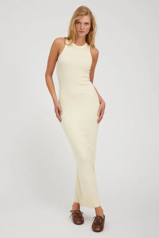 Butter Rib Racer Maxi Dress sold by SPRWMN