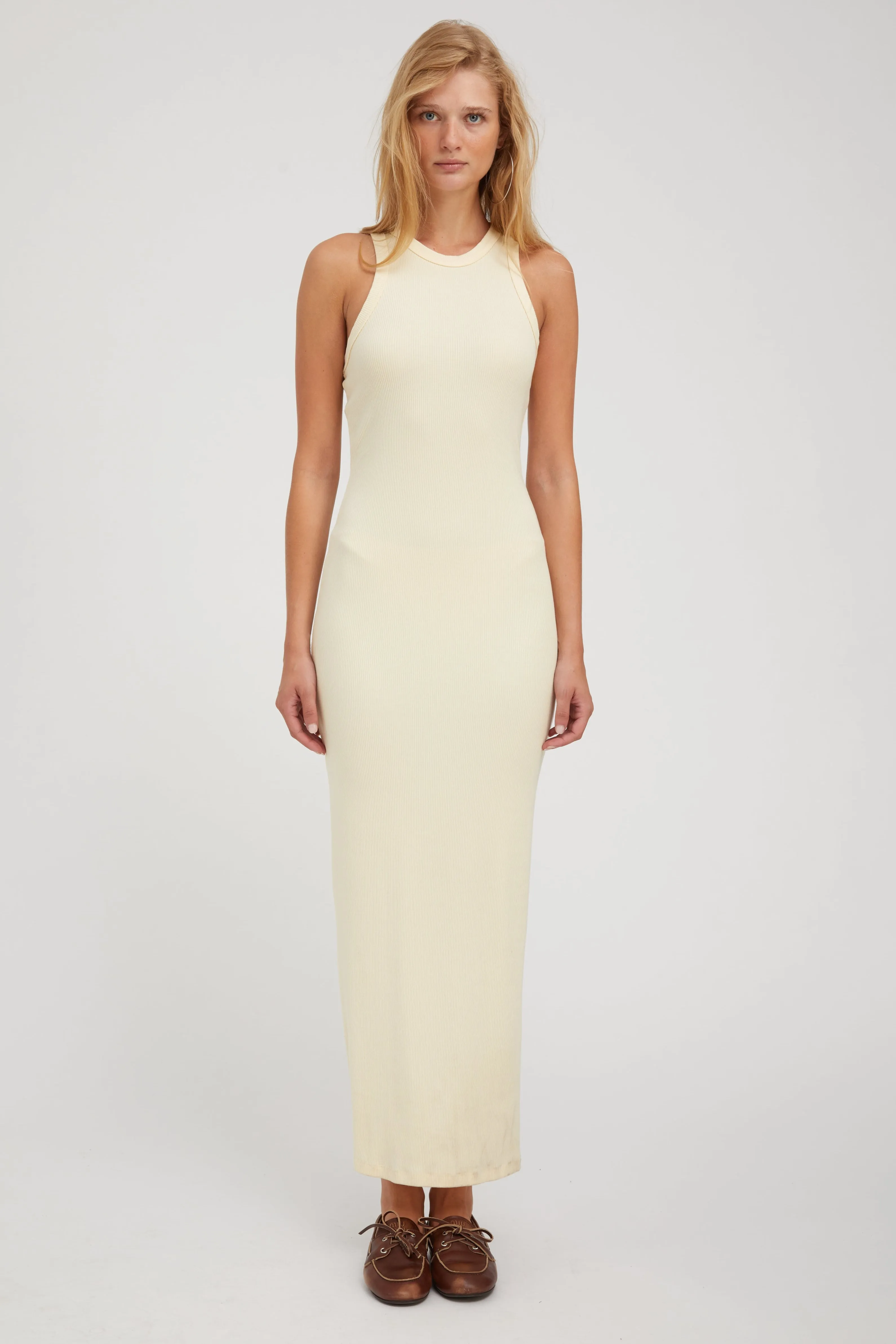Butter Rib Racer Maxi Dress sold by SPRWMN product image thumbnail 2