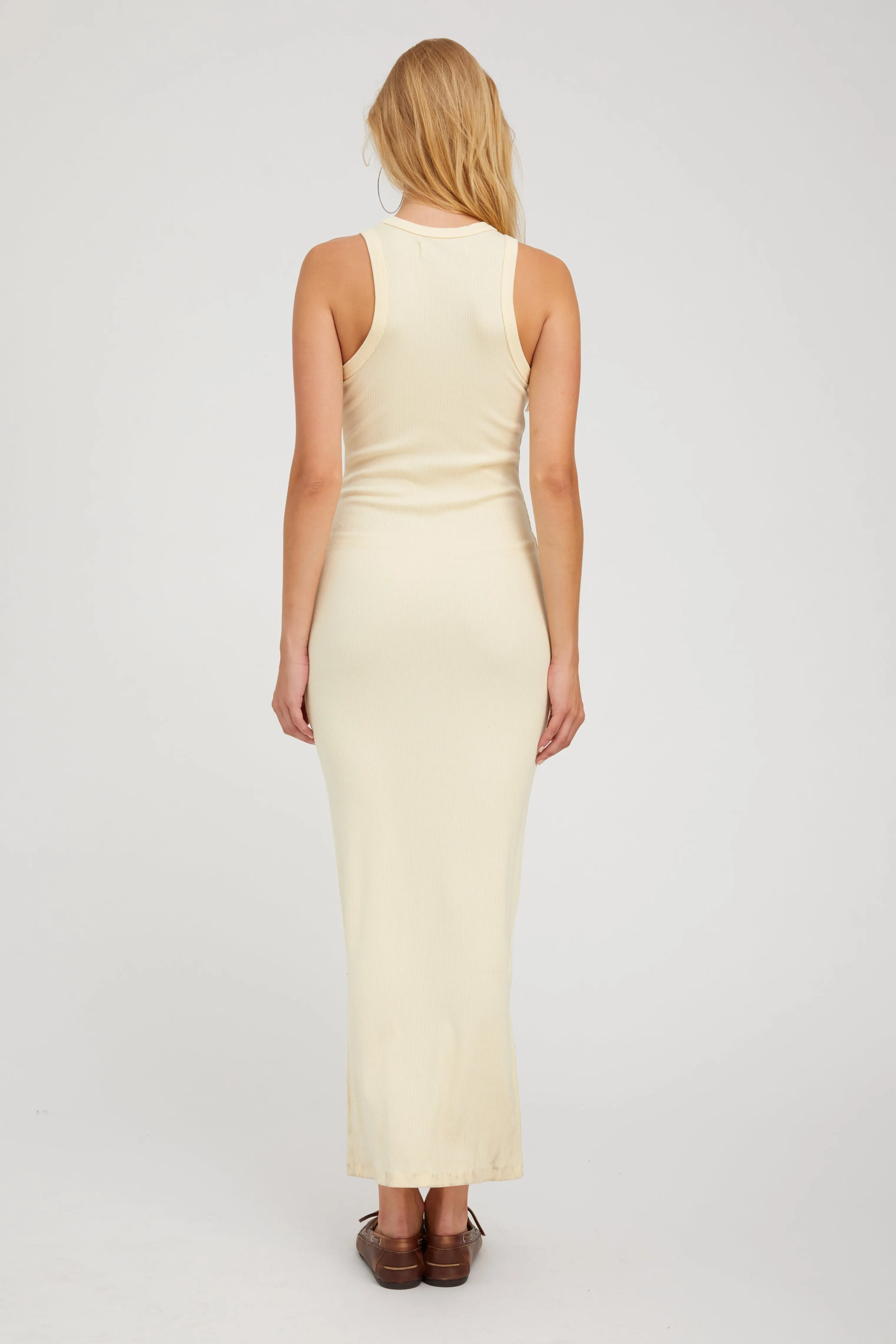 Butter Rib Racer Maxi Dress sold by SPRWMN product image thumbnail 5