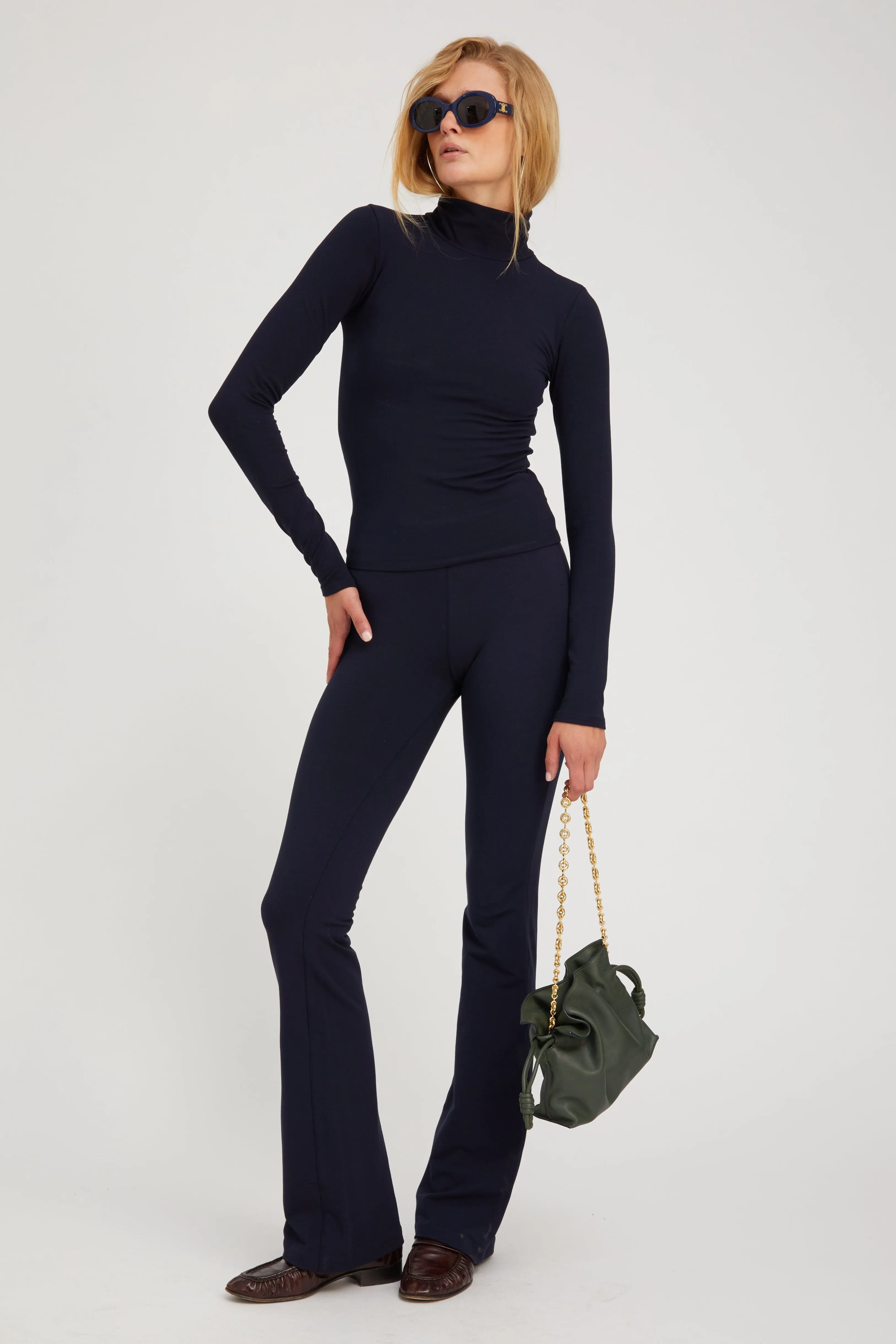 Navy City Micro Flare sold by SPRWMN product image thumbnail 2