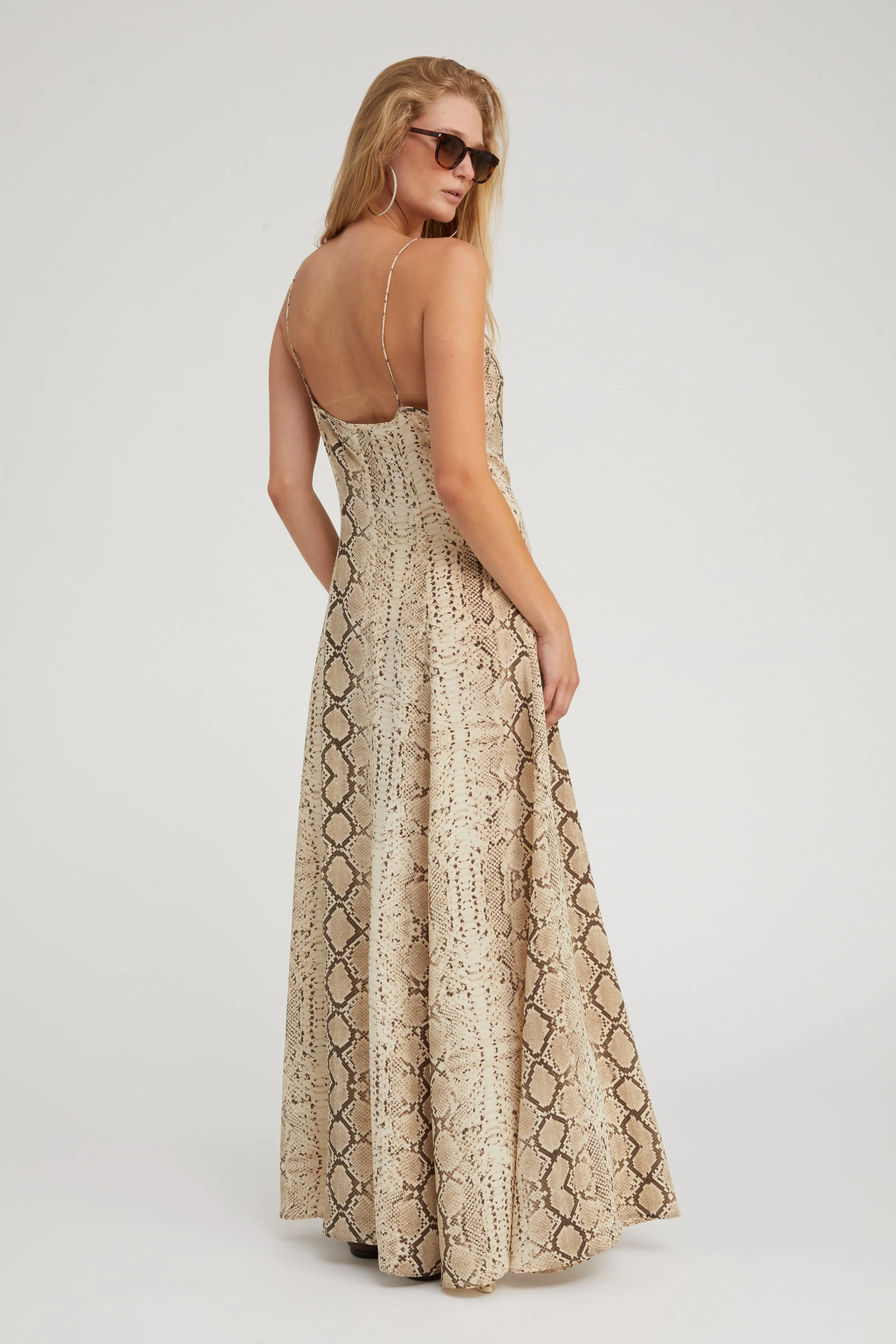Silk Maxi Dress sold by SPRWMN product image thumbnail 4