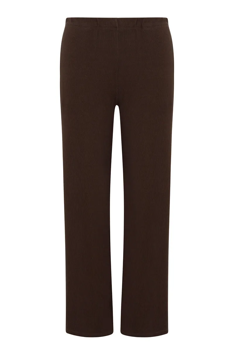 Chocolate Rib Culotte sold by SPRWMN