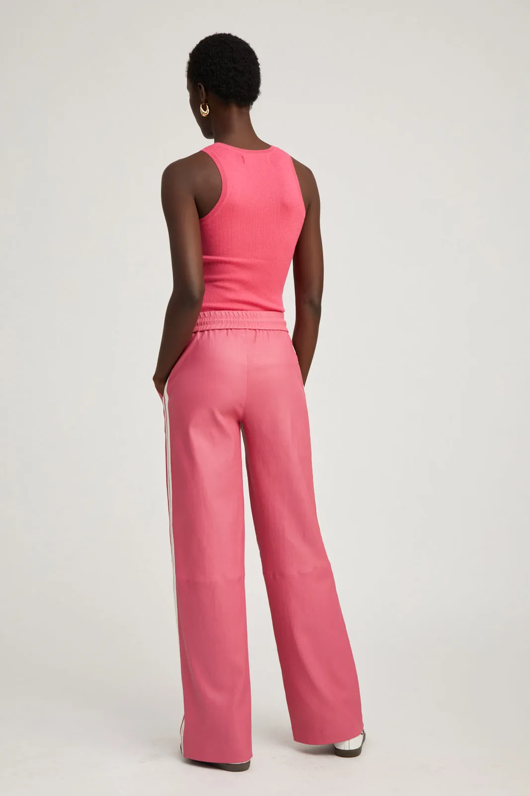 Pink Cashmere Racer Tank PR sold by SPRWMN product image thumbnail 4