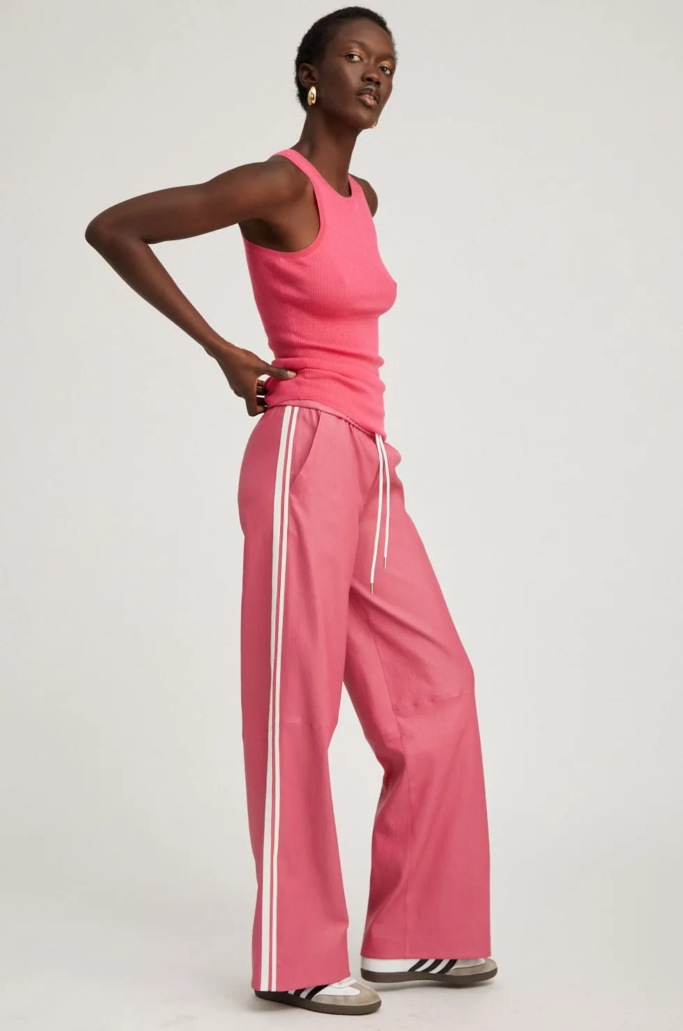 Pink Cashmere Racer Tank PR sold by SPRWMN product image thumbnail 3