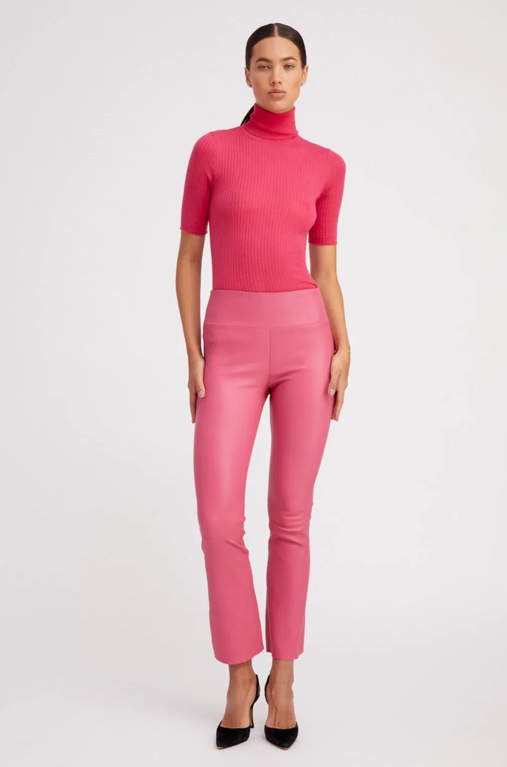 Hot Pink Cashmere Turtleneck PR sold by SPRWMN product image thumbnail 3