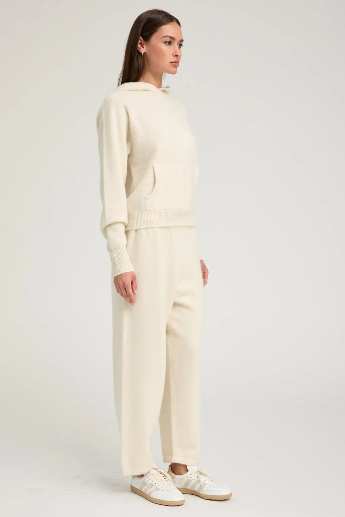 Ivory Cashmere Hoodie PR sold by SPRWMN product image thumbnail 2