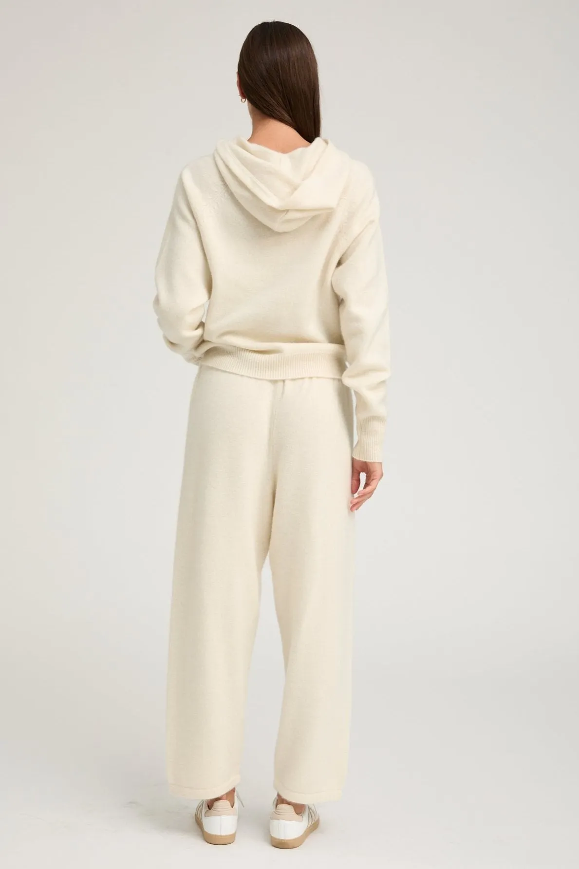 Ivory Cashmere Hoodie PR sold by SPRWMN product image thumbnail 3