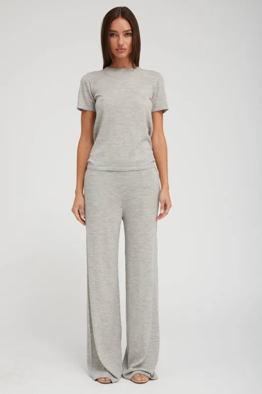 Oxford Ultra Fine Cashmere Wide Leg Pants PR sold by SPRWMN