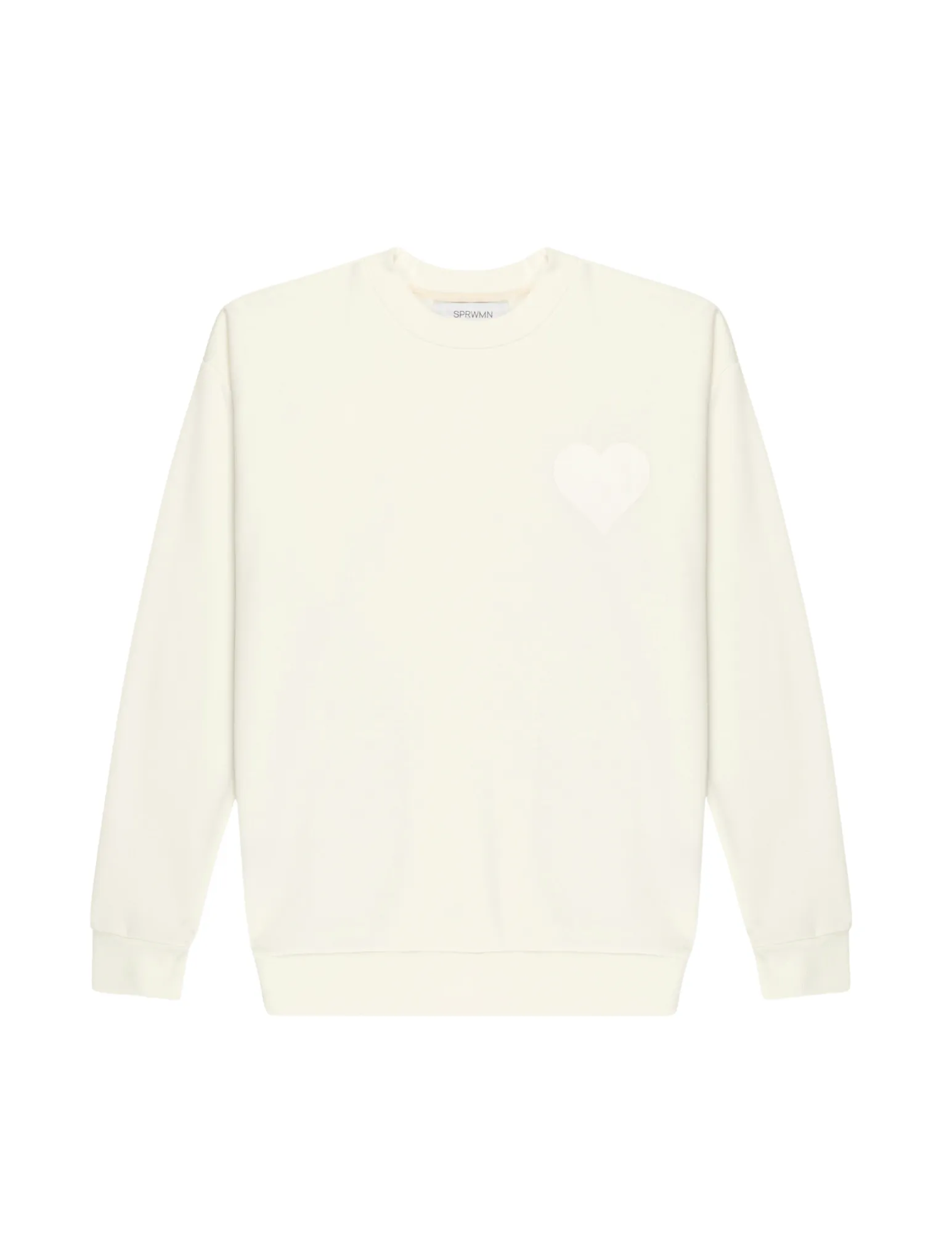 Creme Heart Sweatshirt sold by SPRWMN