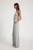 Heather Grey Rib Wide Leg Pants PR sold by SPRWMN