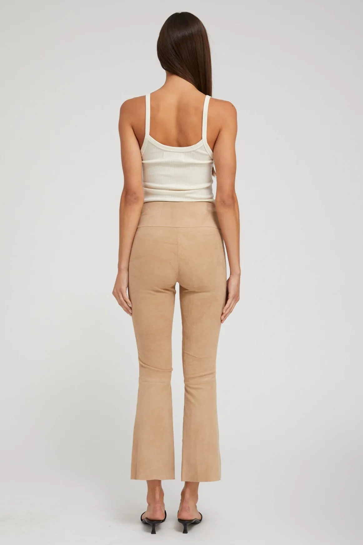 Sand Suede Ankle Flare PR sold by SPRWMN product image thumbnail 4