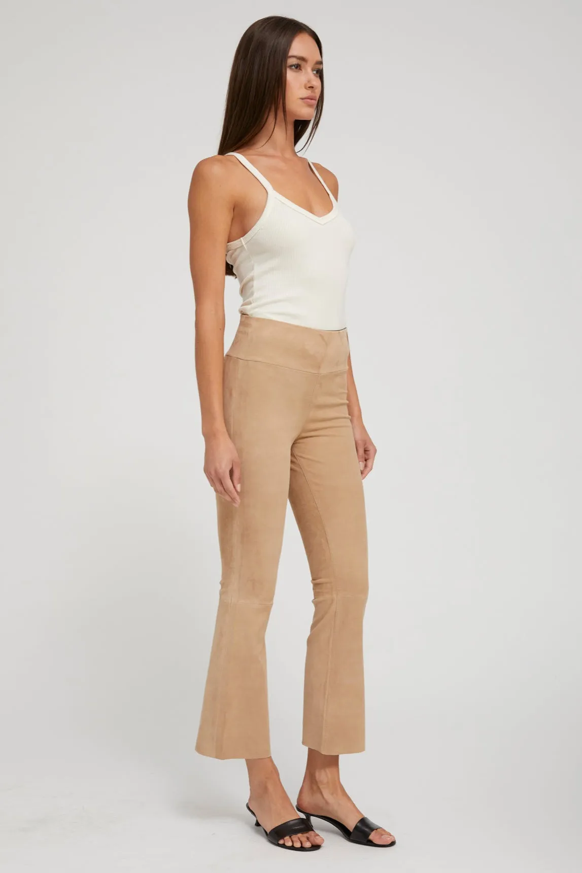 Sand Suede Ankle Flare PR sold by SPRWMN product image thumbnail 3