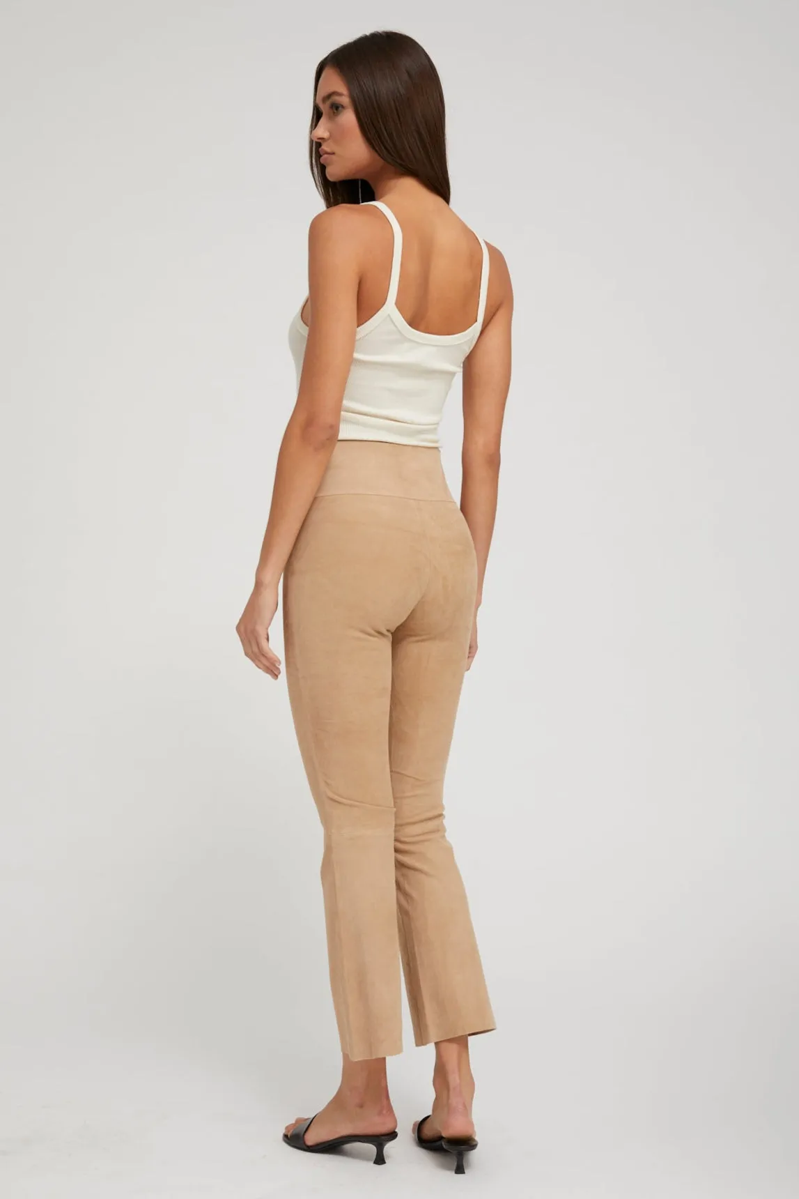 Sand Suede Ankle Flare PR sold by SPRWMN product image thumbnail 5
