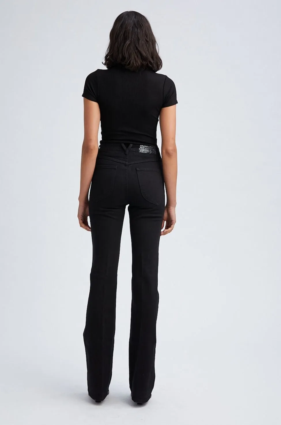 Stevie Micro Flare Denim PR sold by SPRWMN product image thumbnail 4