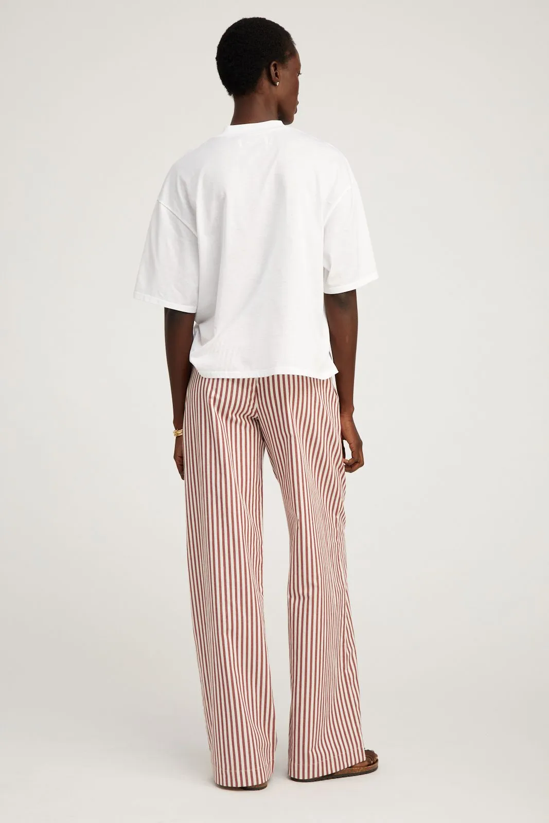 White Oversized Boxy Tee PR sold by SPRWMN product image thumbnail 4