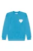 Turquoise Heart Sweatshirt sold by SPRWMN