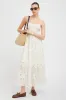 White Eyelet Ali Maxi Dress sold by SPRWMN
