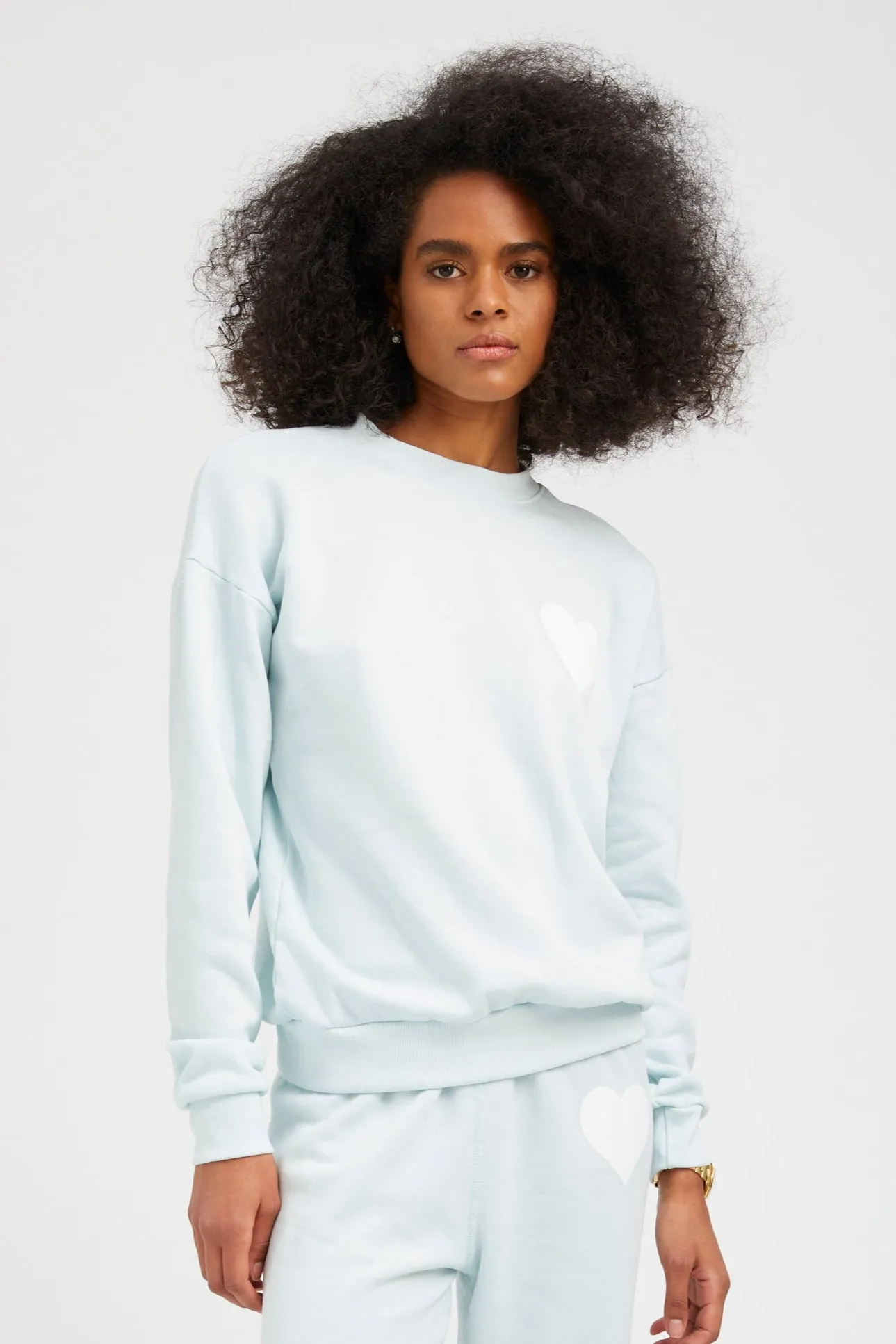 Ice Heart Sweatshirt sold by SPRWMN