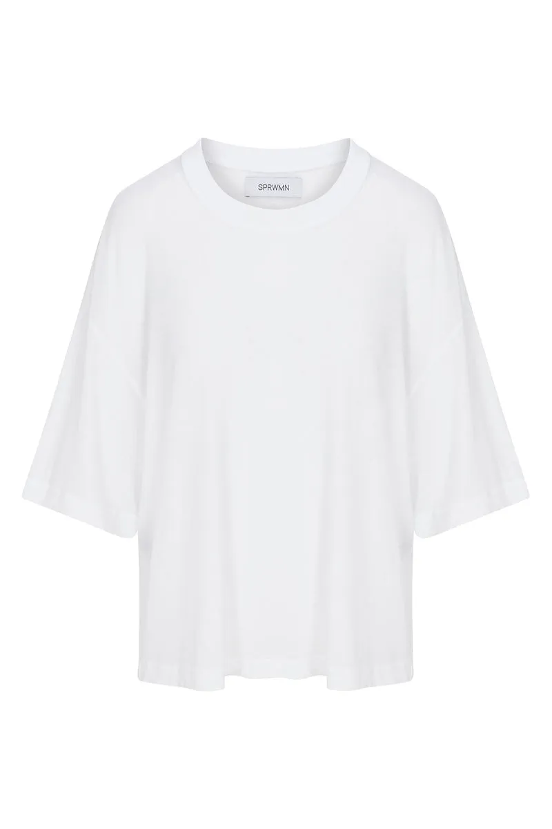 White Boxy Tee PR sold by SPRWMN product image thumbnail 5