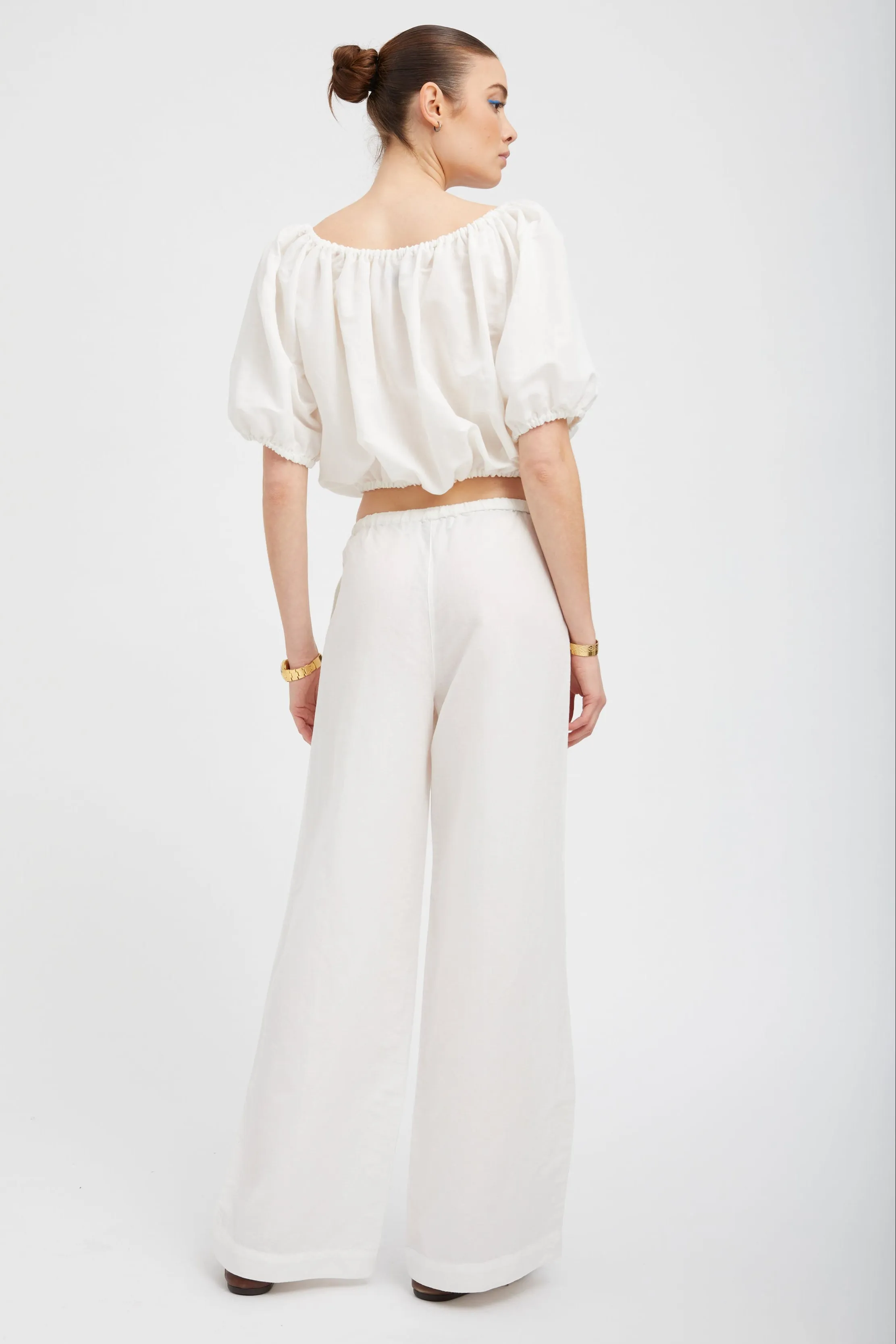 White Linen Isabel Top sold by SPRWMN product image thumbnail 4