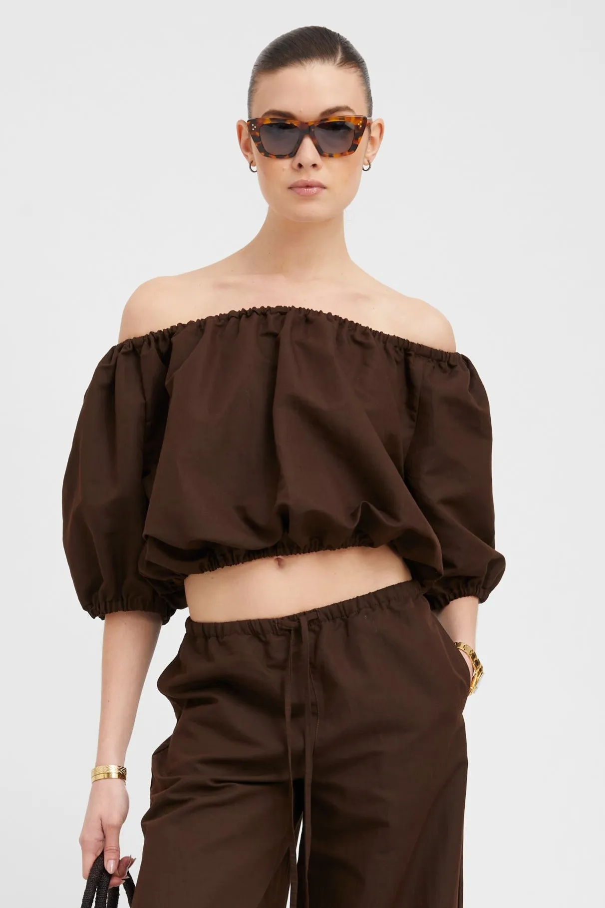 Americano Linen Isabel Top sold by SPRWMN