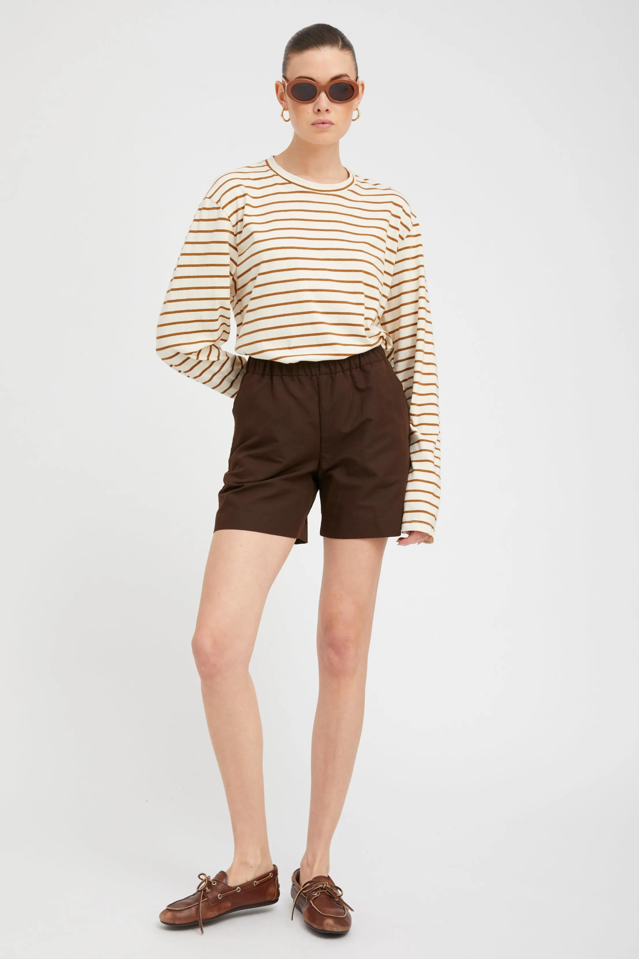 Americano Linen Culotte Shorts sold by SPRWMN