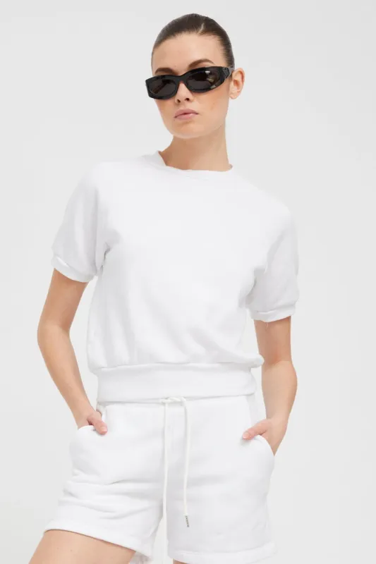 White Raglan Sweatshirt sold by SPRWMN