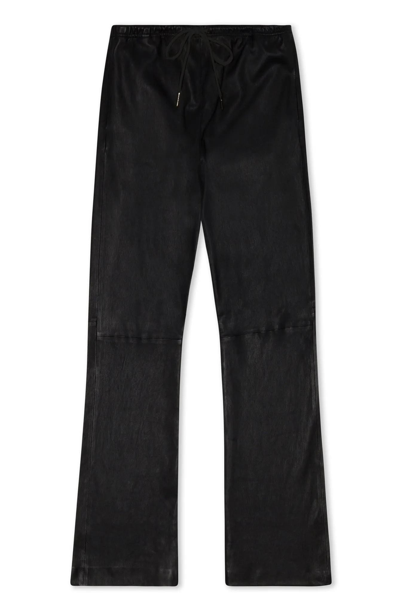 Black Leather Straight Leg Pants PR sold by SPRWMN product image thumbnail 5
