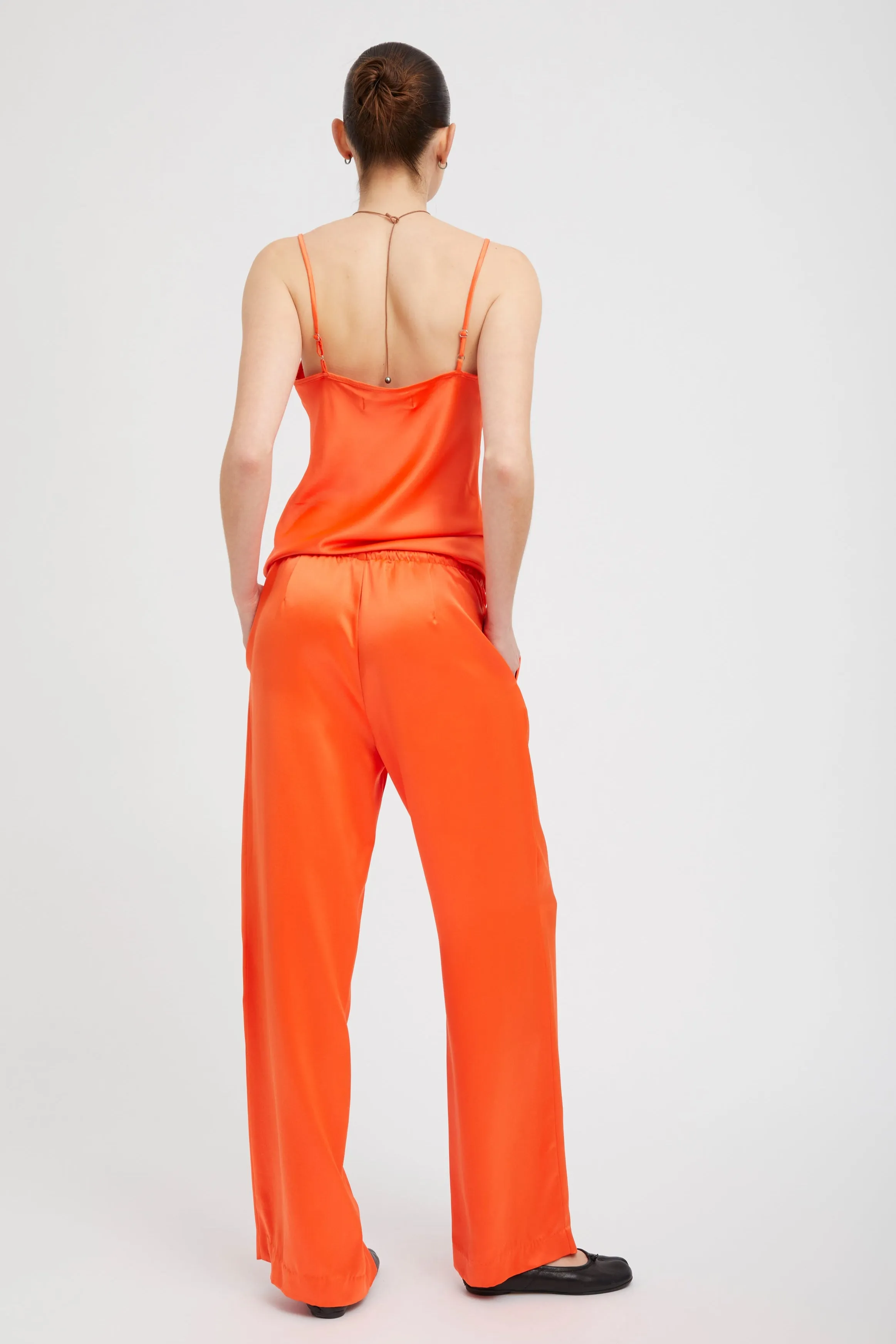 Orange Silk Kauai Pants sold by SPRWMN product image thumbnail 5