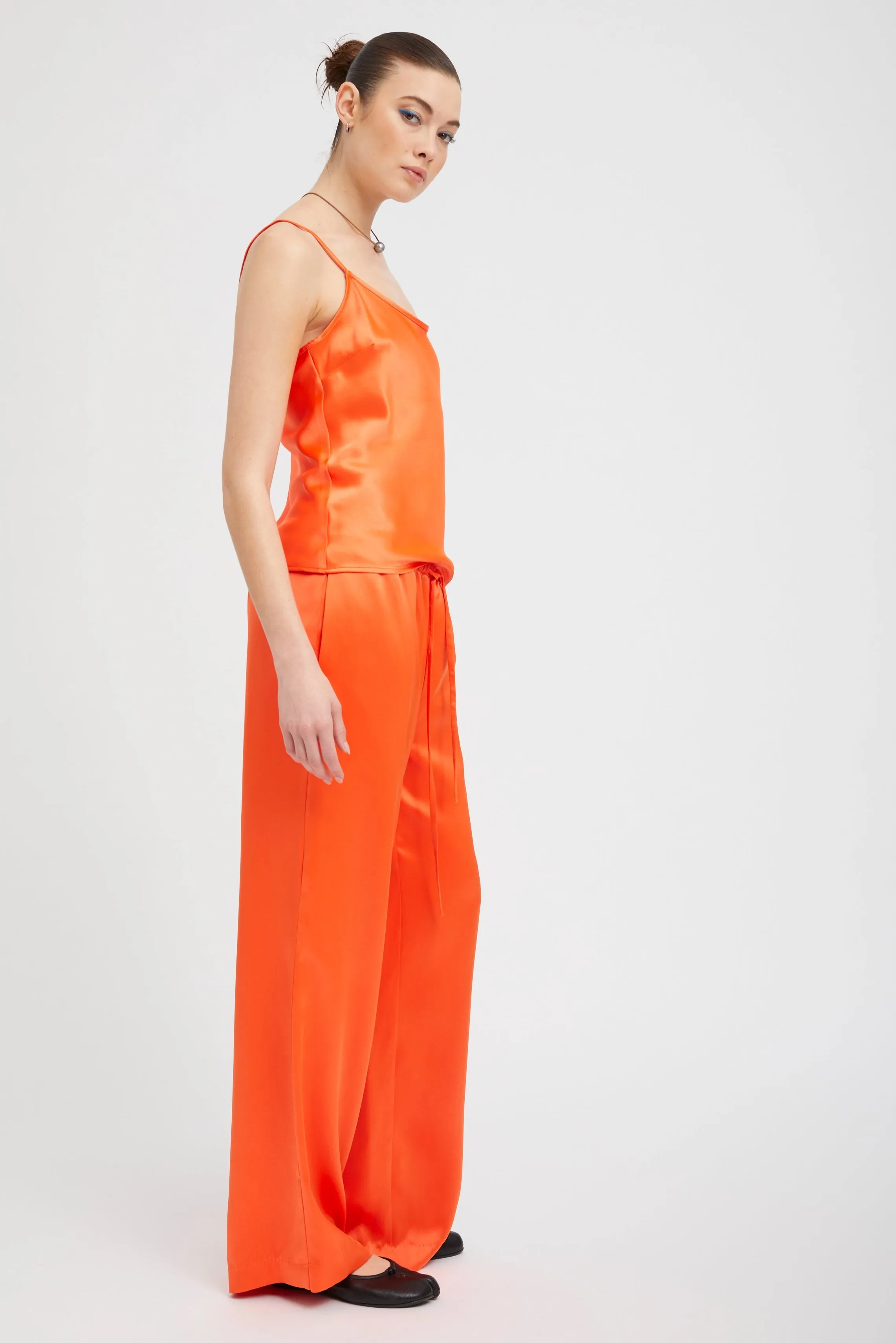 Orange Silk Kauai Pants sold by SPRWMN product image thumbnail 4