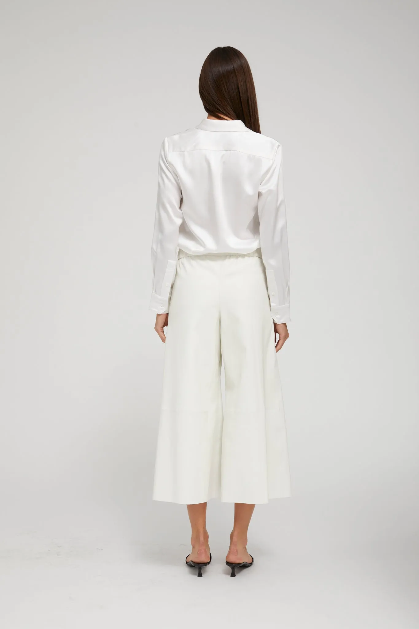 Pearl Silk Fitted Button Down PR sold by SPRWMN product image thumbnail 5