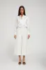 Pearl Silk Fitted Button Down PR sold by SPRWMN