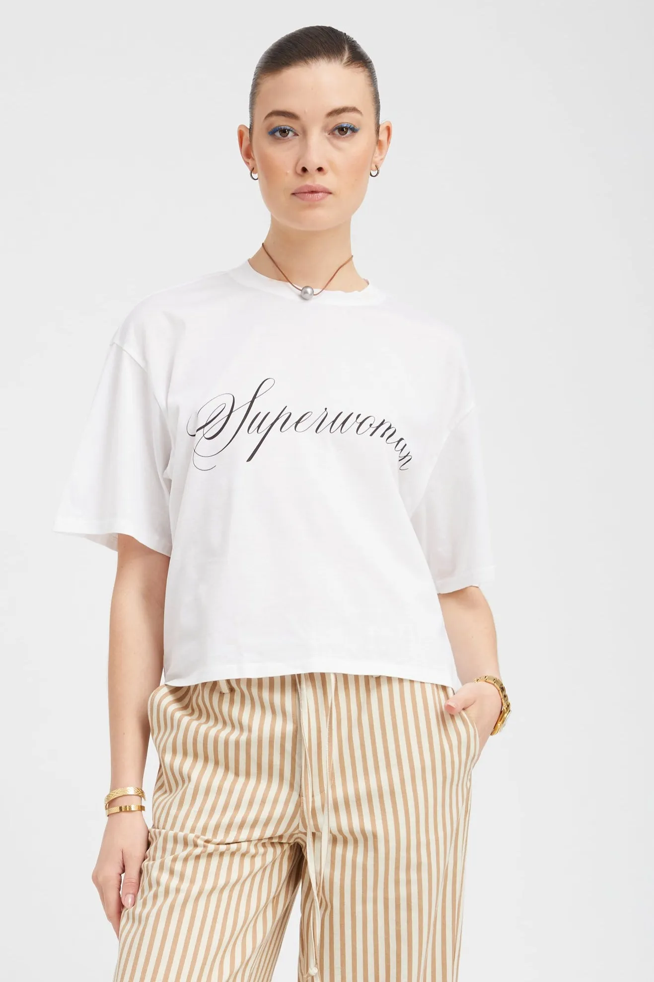Superwoman Boxy Tee sold by SPRWMN