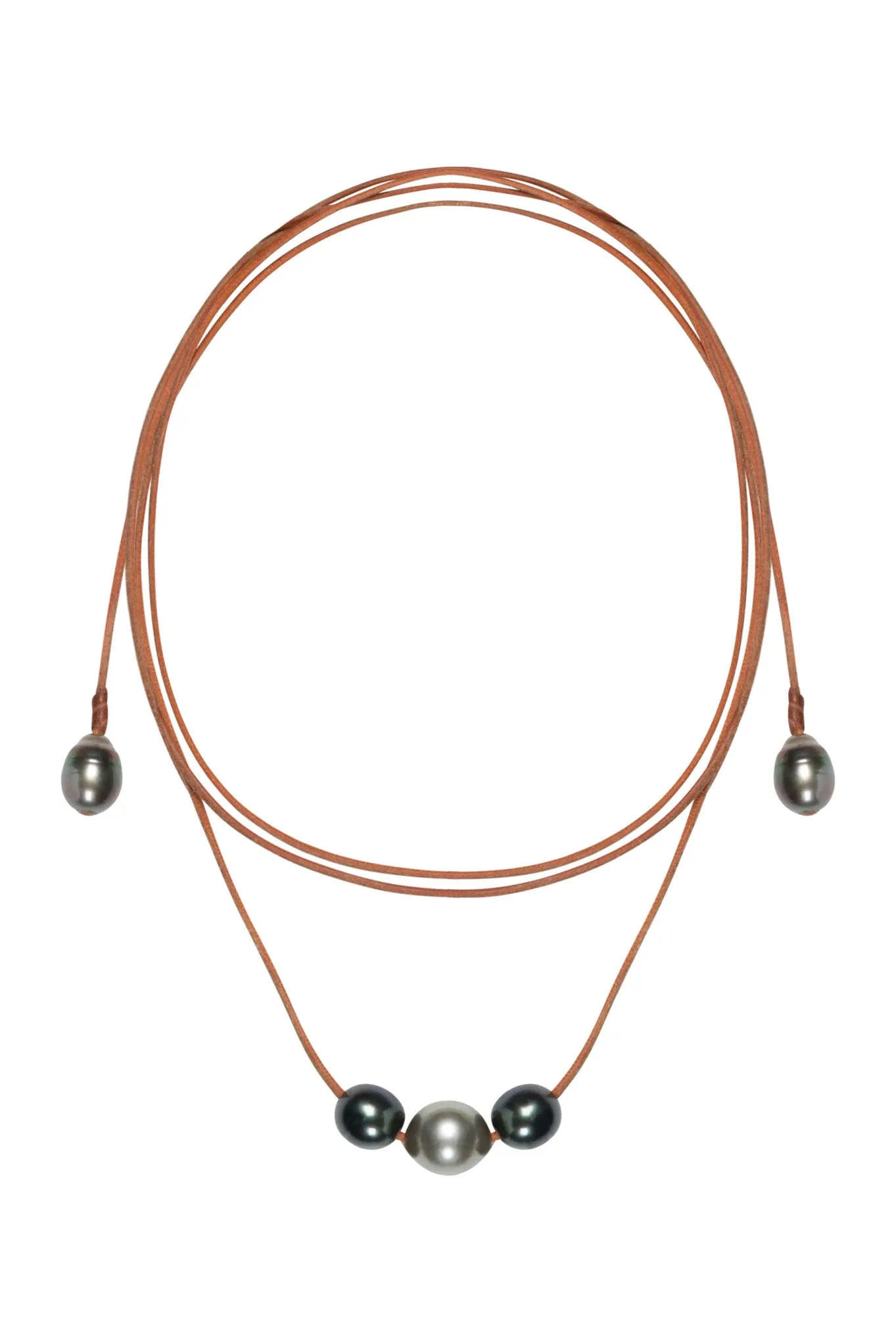 Alice Black Pearl Lariat Necklace sold by SPRWMN