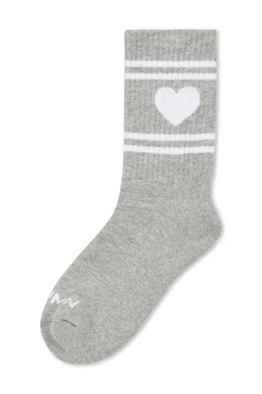 Grey Heart Logo Les Chaussettes sold by SPRWMN