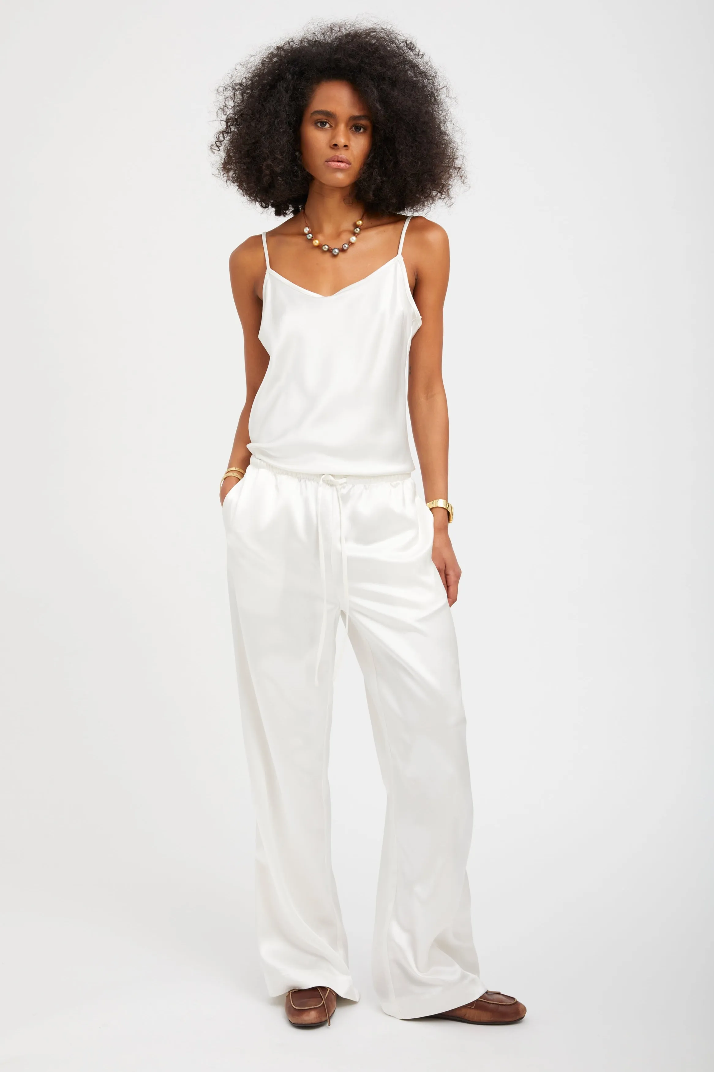 Pearl Silk Kauai Pants sold by SPRWMN