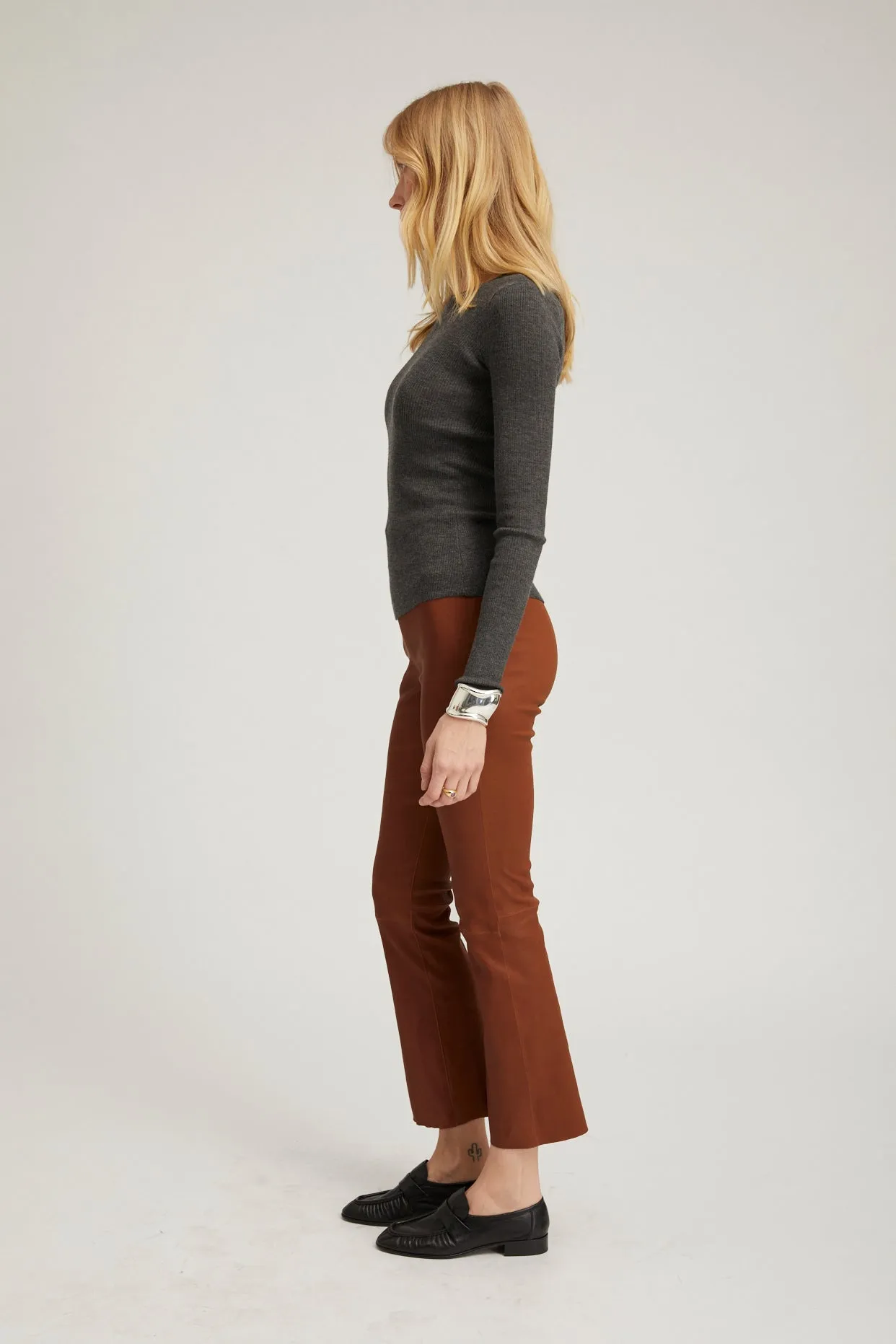 Acorn Leather Ankle Flare sold by SPRWMN product image thumbnail 2