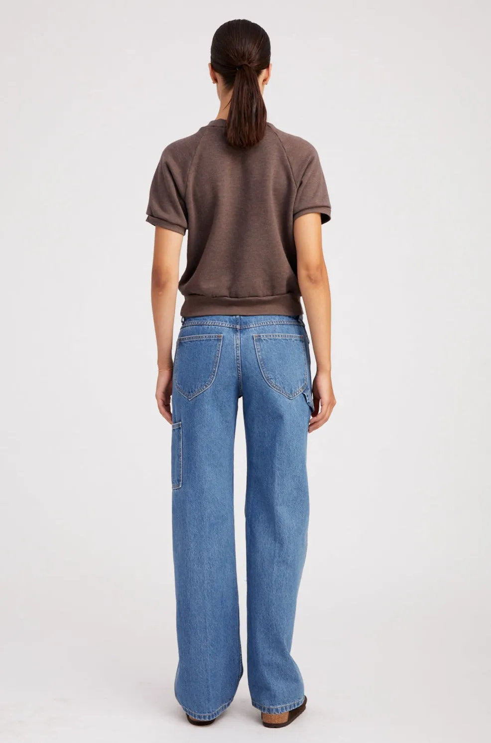 Heather Brown Raglan Sweatshirt sold by SPRWMN product image thumbnail 5