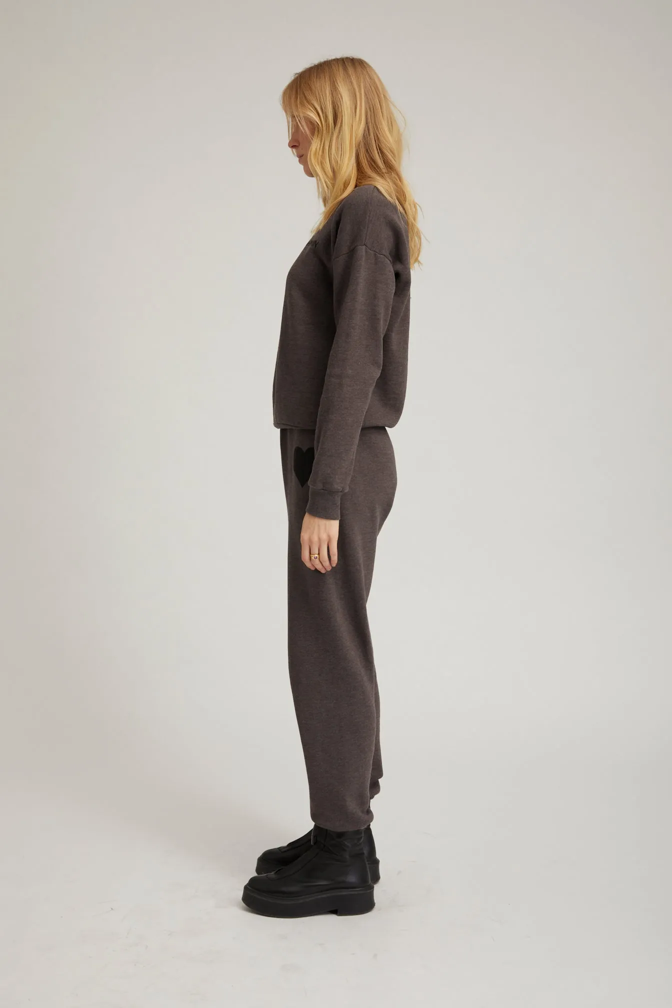 Charcoal Logo Sweatshirt sold by SPRWMN product image thumbnail 5